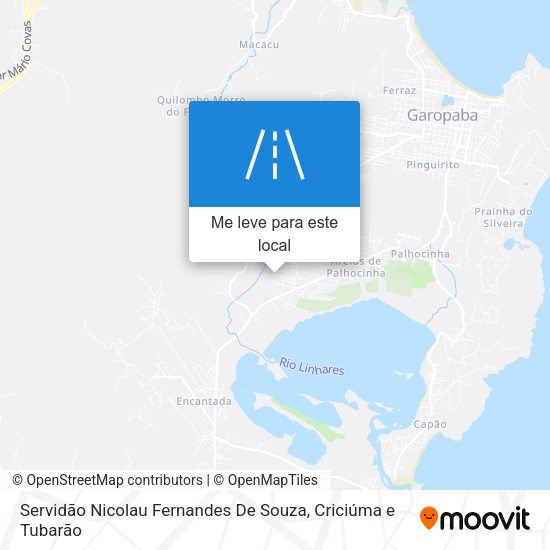 Servidão Nicolau Fernandes De Souza mapa