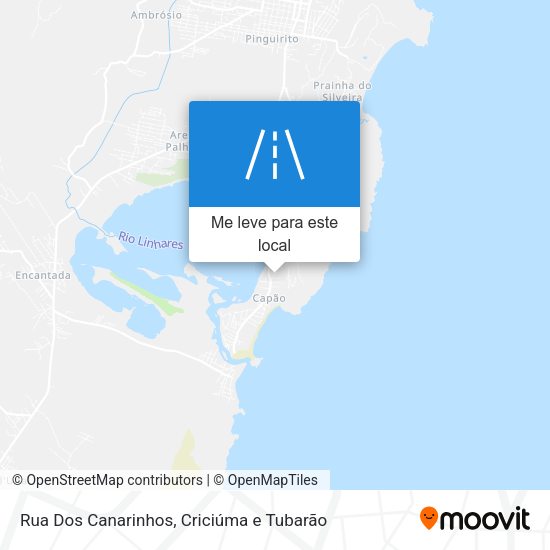 Rua Dos Canarinhos mapa