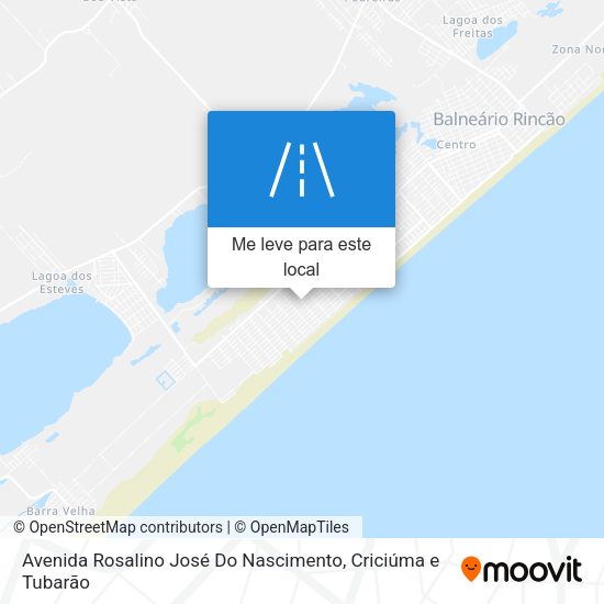 Avenida Rosalino José Do Nascimento mapa