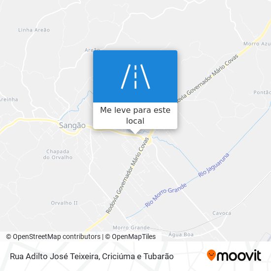 Rua Adilto José Teixeira mapa