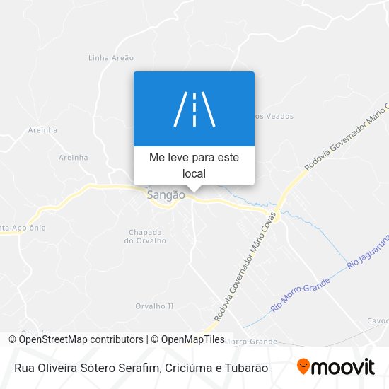 Rua Oliveira Sótero Serafim mapa