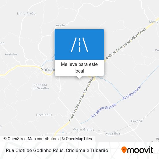Rua Clotilde Godinho Réus mapa