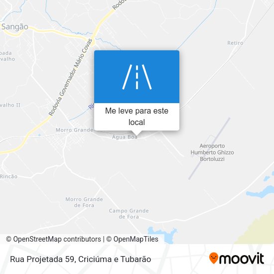 Rua Projetada 59 mapa