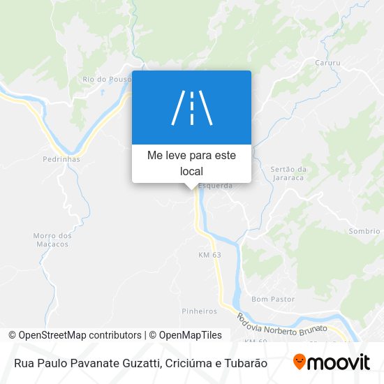 Rua Paulo Pavanate Guzatti mapa
