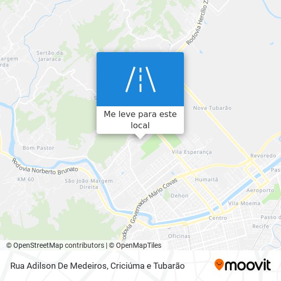 Rua Adilson De Medeiros mapa