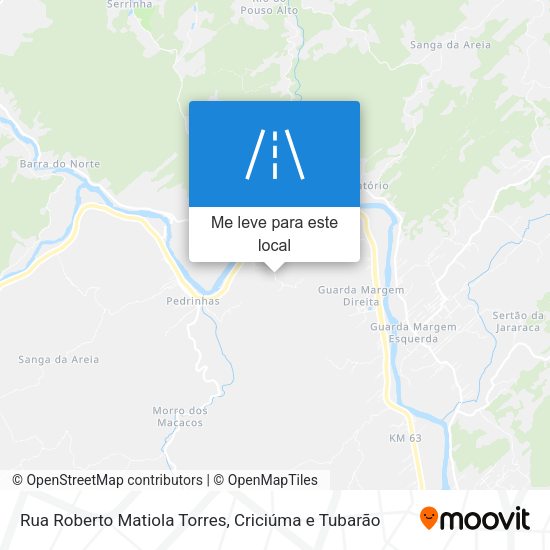 Rua Roberto Matiola Torres mapa