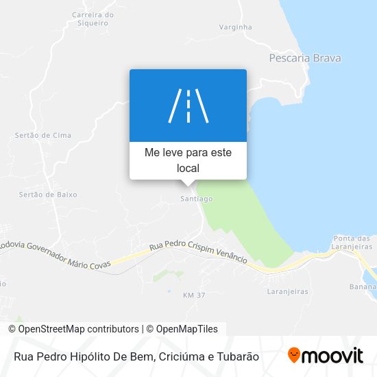 Rua Pedro Hipólito De Bem mapa
