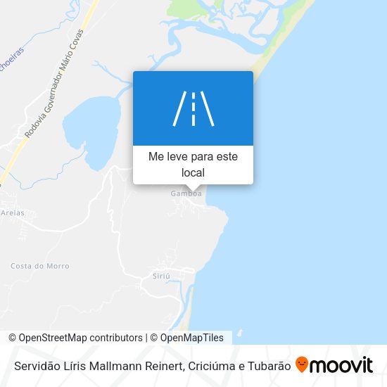 Servidão Líris Mallmann Reinert mapa