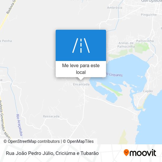 Rua João Pedro Júlio mapa