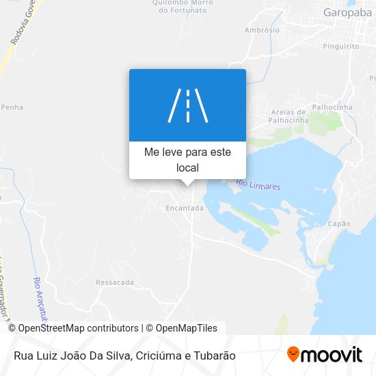 Rua Luiz João Da Silva mapa