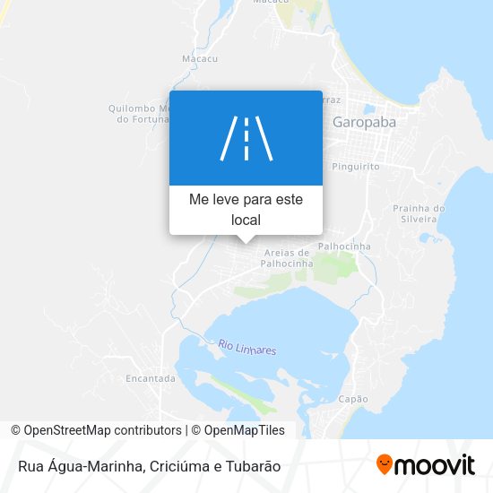 Rua Água-Marinha mapa