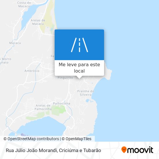 Rua Júlio João Morandi mapa