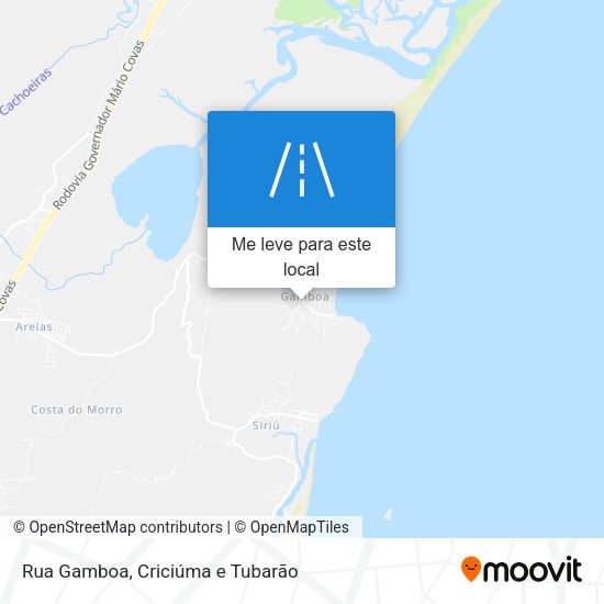 Rua Gamboa mapa