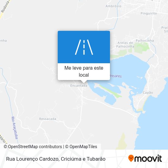 Rua Lourenço Cardozo mapa