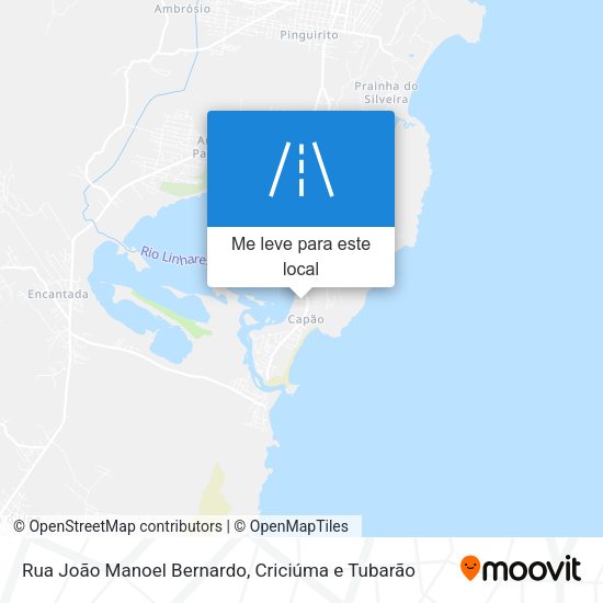 Rua João Manoel Bernardo mapa