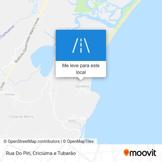 Rua Do Piri mapa
