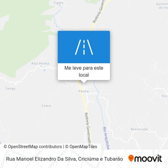 Rua Manoel Elizandro Da Silva mapa