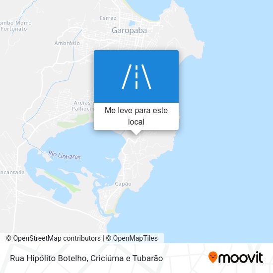 Rua Hipólito Botelho mapa