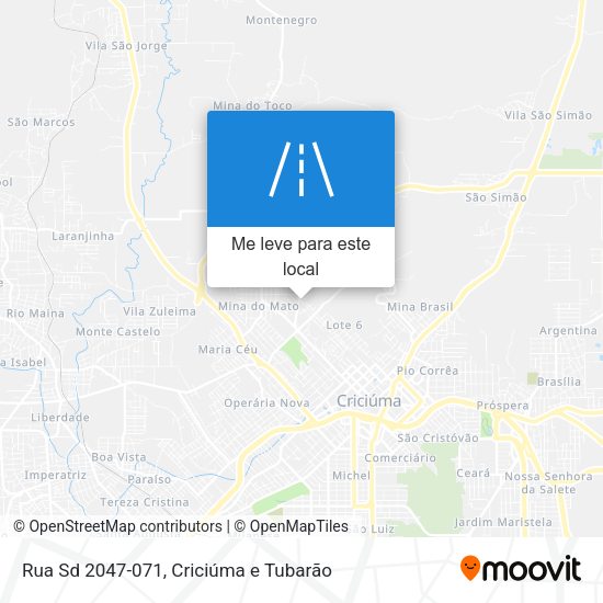 Rua Sd 2047-071 mapa
