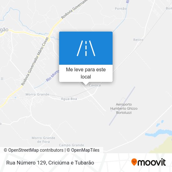 Rua Número 129 mapa