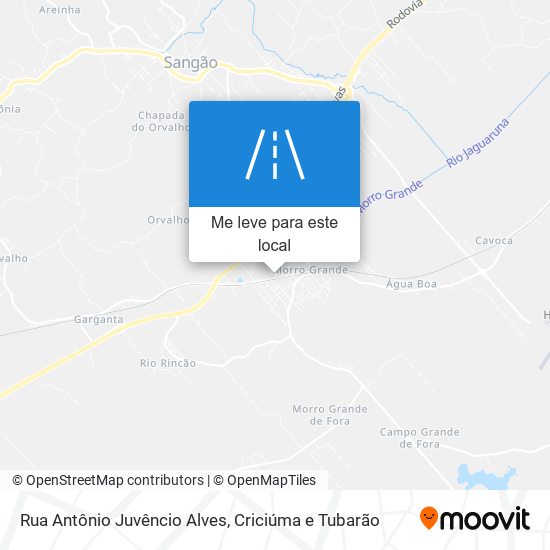 Rua Antônio Juvêncio Alves mapa