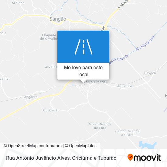 Rua Antônio Juvêncio Alves mapa