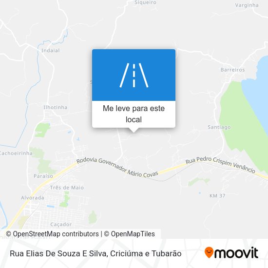 Rua Elias De Souza E Silva mapa