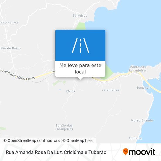 Rua Amanda Rosa Da Luz mapa