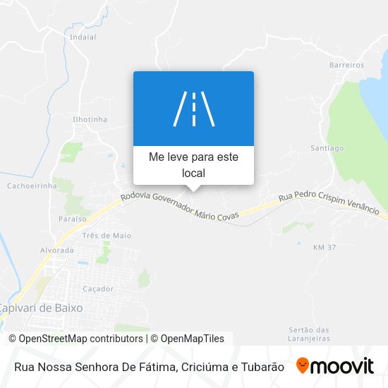 Rua Nossa Senhora De Fátima mapa