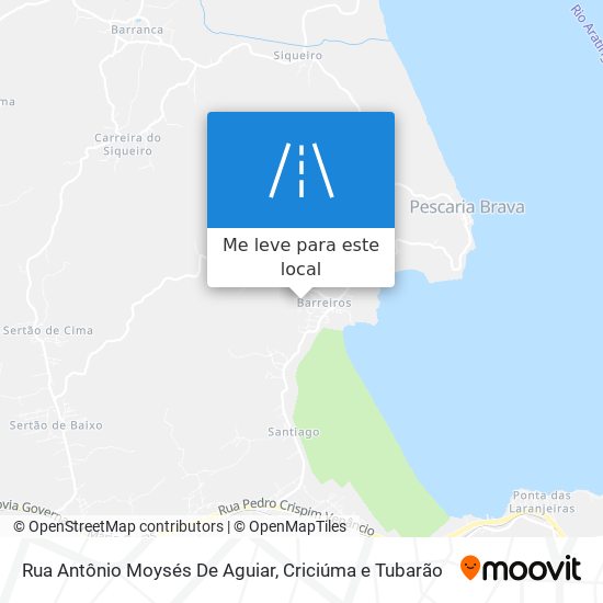 Rua Antônio Moysés De Aguiar mapa