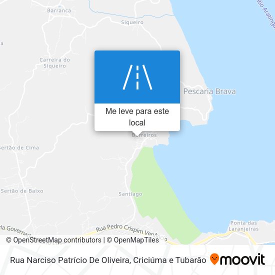 Rua Narciso Patrício De Oliveira mapa