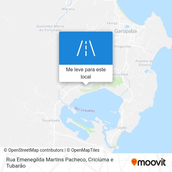 Rua Emenegilda Martins Pacheco mapa
