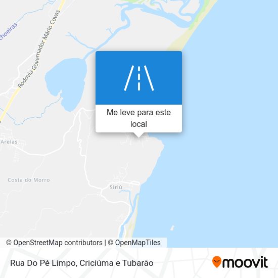 Rua Do Pé Limpo mapa