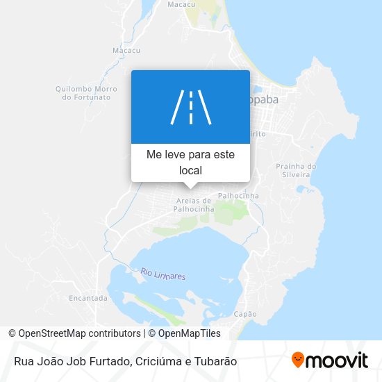 Rua João Job Furtado mapa