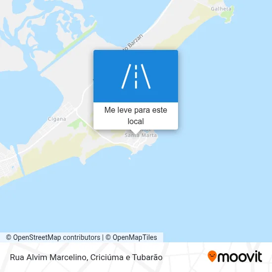 Rua Alvim Marcelino mapa