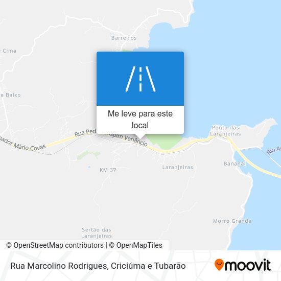 Rua Marcolino Rodrigues mapa