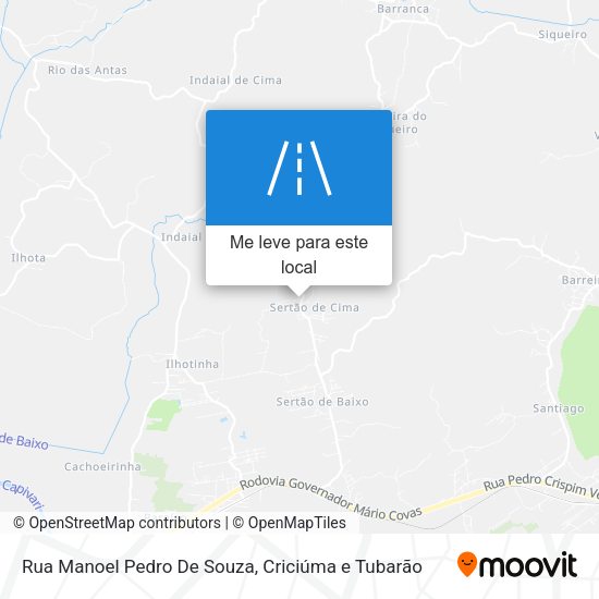 Rua Manoel Pedro De Souza mapa