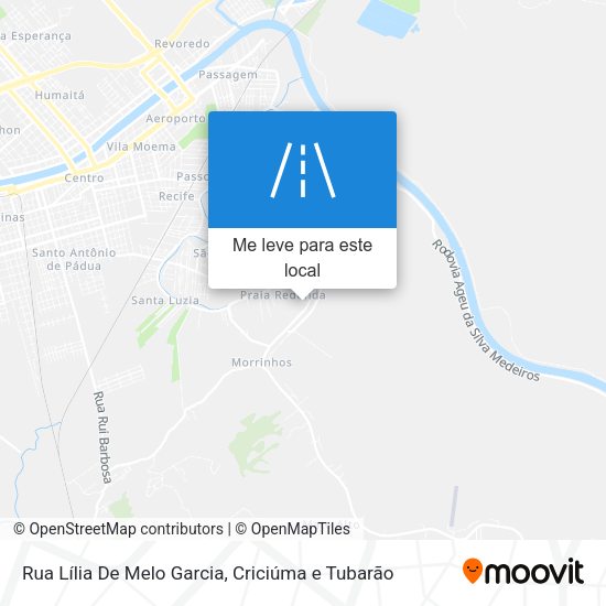 Rua Lília De Melo Garcia mapa