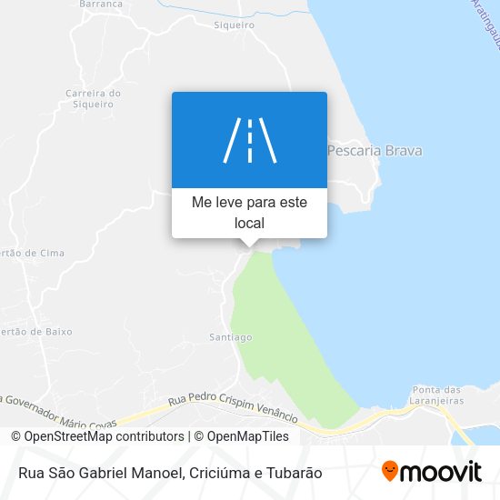 Rua São Gabriel Manoel mapa