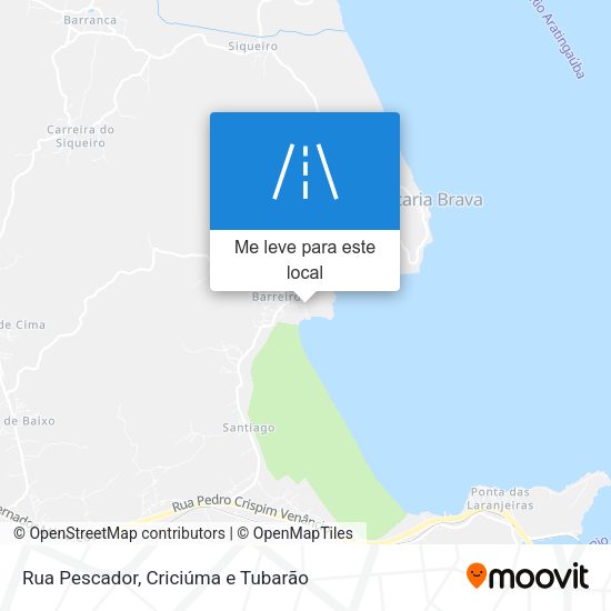 Rua Pescador mapa