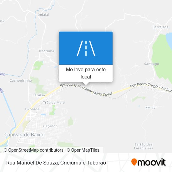Rua Manoel De Souza mapa