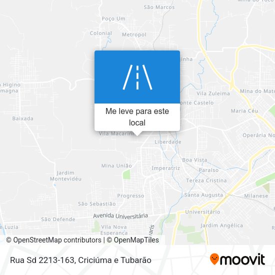 Rua Sd 2213-163 mapa