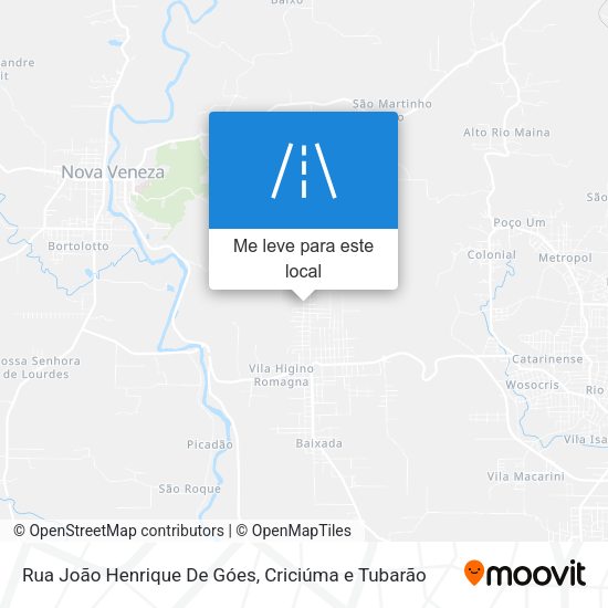 Rua João Henrique De Góes mapa