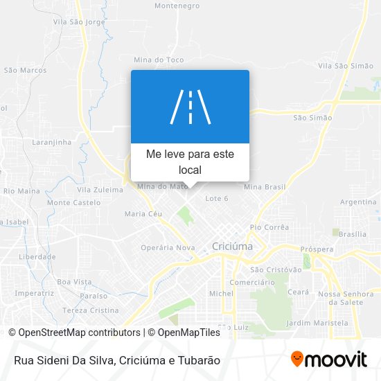 Rua Sideni Da Silva mapa