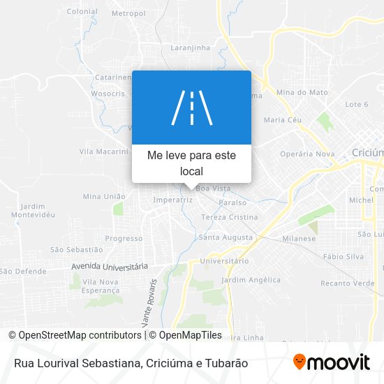 Rua Lourival Sebastiana mapa