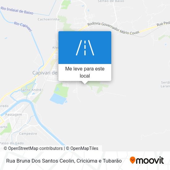 Rua Bruna Dos Santos Ceolin mapa