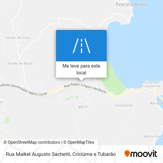 Rua Maikel Augusto Sachetti mapa