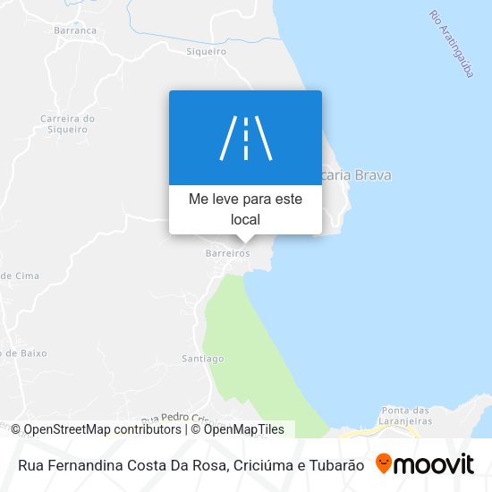 Rua Fernandina Costa Da Rosa mapa