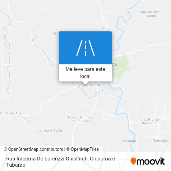 Rua Iracema De Lorenzzi Ghislandi mapa