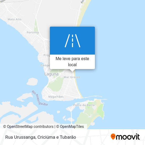 Rua Urussanga mapa